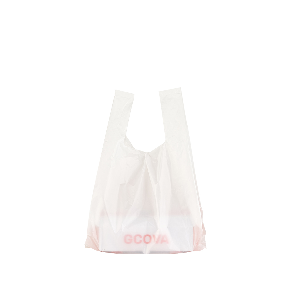 엠보 HDPE 유백 배달비닐봉투 소
